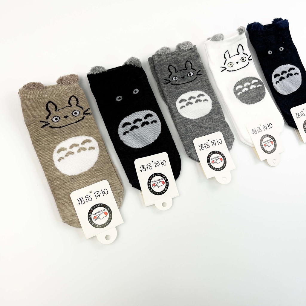 [Set 5 Đôi] Tất Nữ Cổ Ngắn Tai Gấu Phong Cách Hàn Quốc, Vớ Nữ Cổ Thấp Dễ Thương Nhiều Màu - LISU-TAIGAU-01