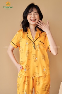 Bộ Lụa Gấu Xiao Vàng - Lửng