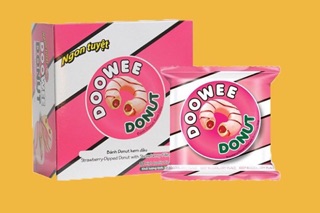 BÁNH DONUT DOOWEE hộp 10c ( Sữa - Dâu - Socola)