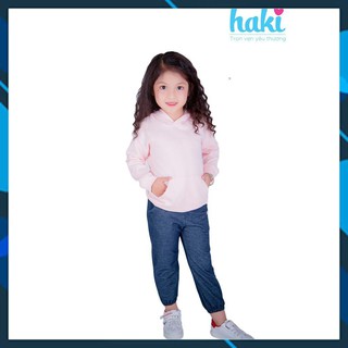 Haki_ Áo hoodie bé gái - Hồng [HÀNG ĐẸP CHUẨN]