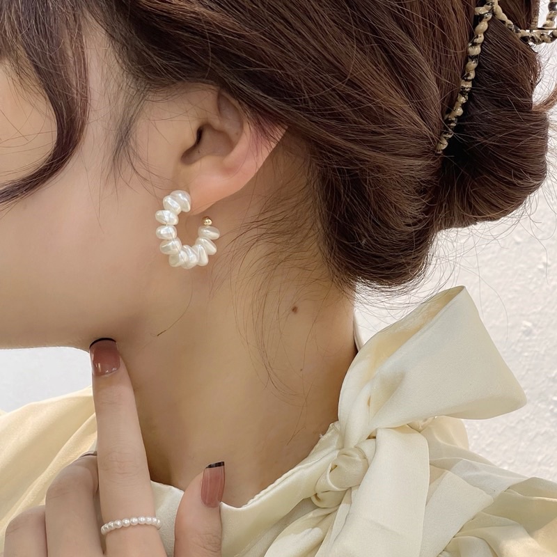Bông tai ngọc đá nhân tạo cổ điển nhiều mẫu