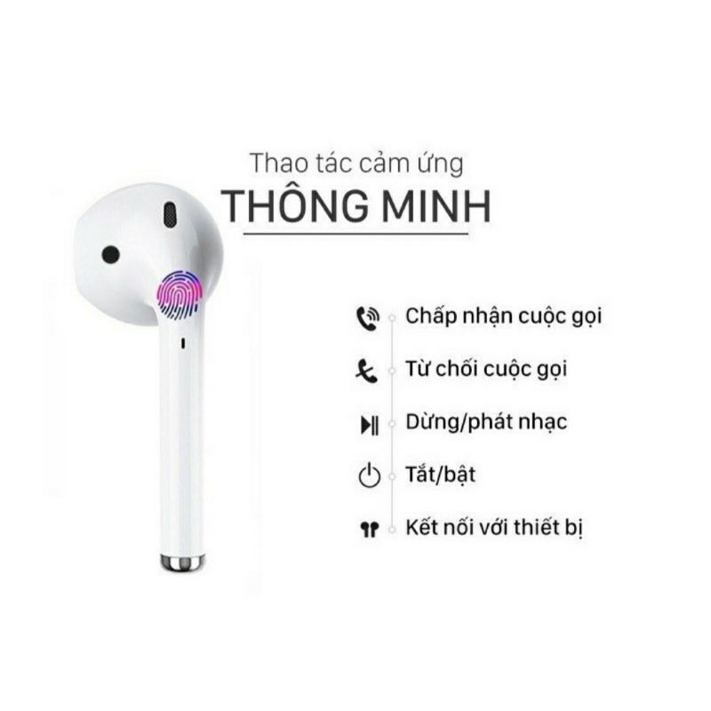 Tai Nghe i12 TWS Bluetooth 5.0 . Tai nghe không dây cảm ứng