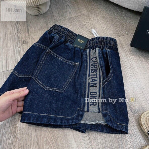 Quần Short Jeans thêu sườn DIOR hàng Quảng Châu cao cấp NAMISA QS15