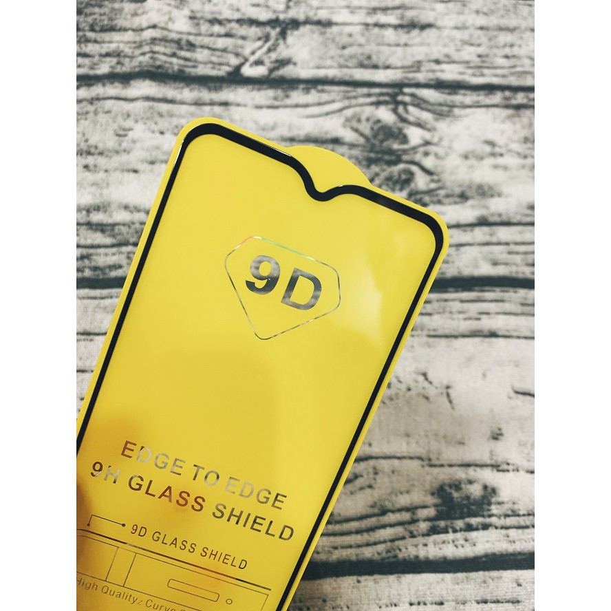 Cường lực full màn Xiaomi Redmi 8 , Redmi 8A Kính full màn 9D Tặng kèm miếng lau và keo chống hở mép