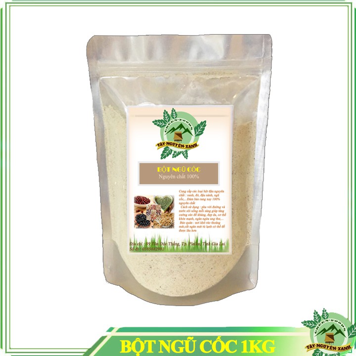 1KG BỘT NGŨ CỐC NGUYÊN CHẤT NHÀ LÀM