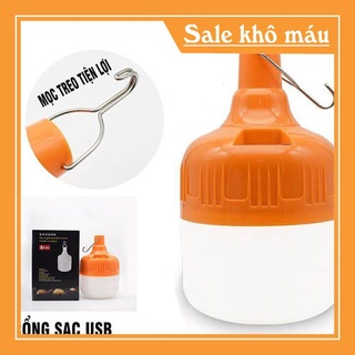 Freeship bóng đèn tích điện led thông minh, sạc usb.