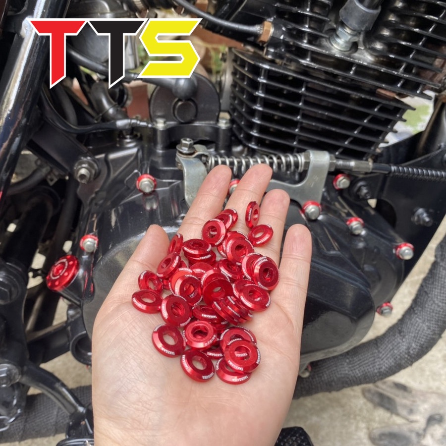 ( Gíá theo số lượng ) Lông đền lốc máy nhôm vành SALAYA sử dụng được cho các dòng xe máy HONDA, YAMAHA, SUZUKI