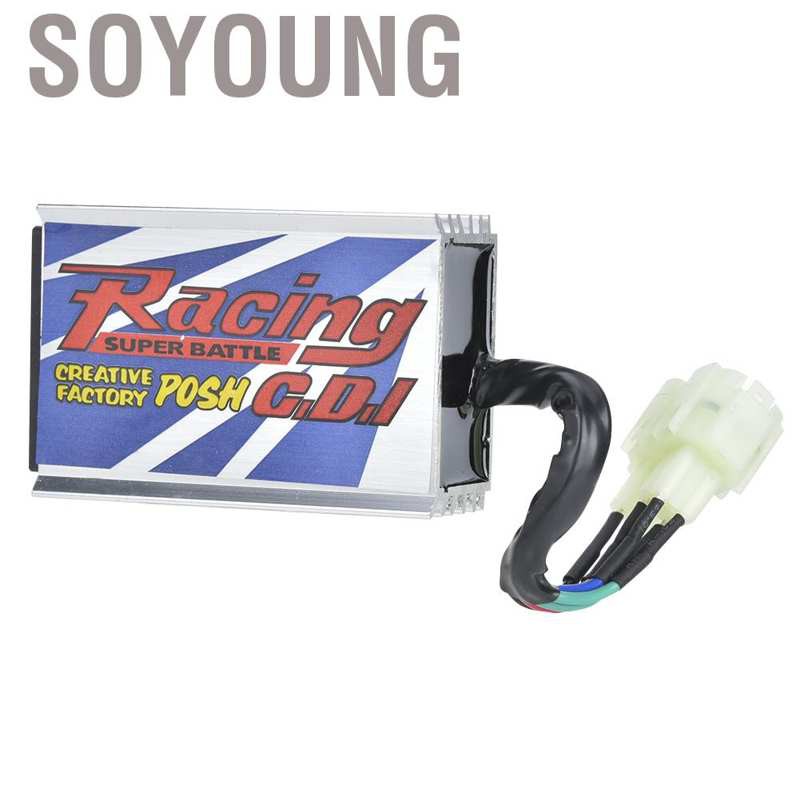 Hàng HOT SOYOUNG Bộ Đánh Lửa Cdi 4 Pin + 2 Giao Diện Gy6 Cho 150cc 200cc Phụ Kiện CDI Không Giới Hạn Tốc Độ Mô Tô GY6 Wild Chất Lượng Cao