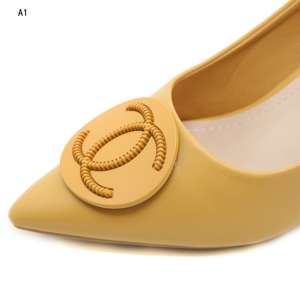 CHANEL Giày Nữ Nhập Khẩu Angela88 Gót Cao A1