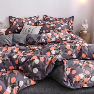 sét chăn ga cotton poly quả cam