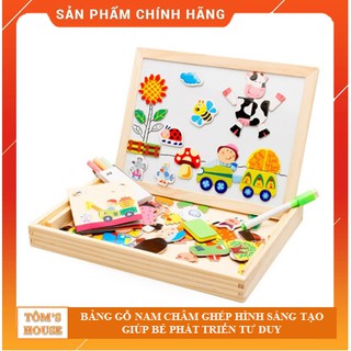 [FREESHIP đơn 50k]Bộ Ghép Tranh Nam Châm Sáng Tạo Cho Bé