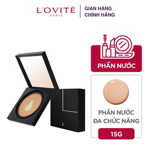 Phấn nước đa chức năng L'Ovité Smart Corrector 24-Hour-in-Paris Dual Cushion 15g