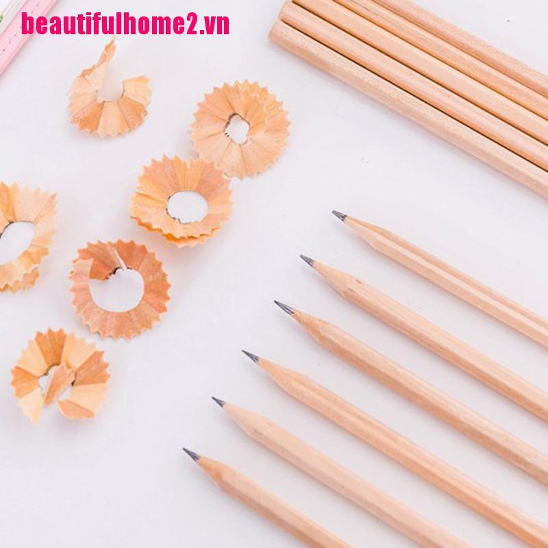 Bộ 10 bút chì bằng gỗ tự nhiên cho học sinh | BigBuy360 - bigbuy360.vn
