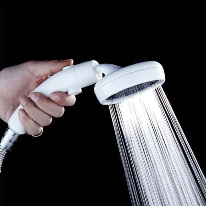 Vòi sen tắm tăng áp cổ xoay linh hoạt 360 độ tia nước siêu mạnh