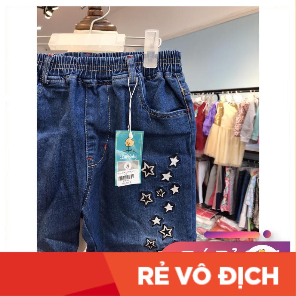 Quần bò dài bé gái size đại 8 -14T ( cho bạn từ 26kg đến 42kg). Chất bò mềm, đẹp, dễ mặc