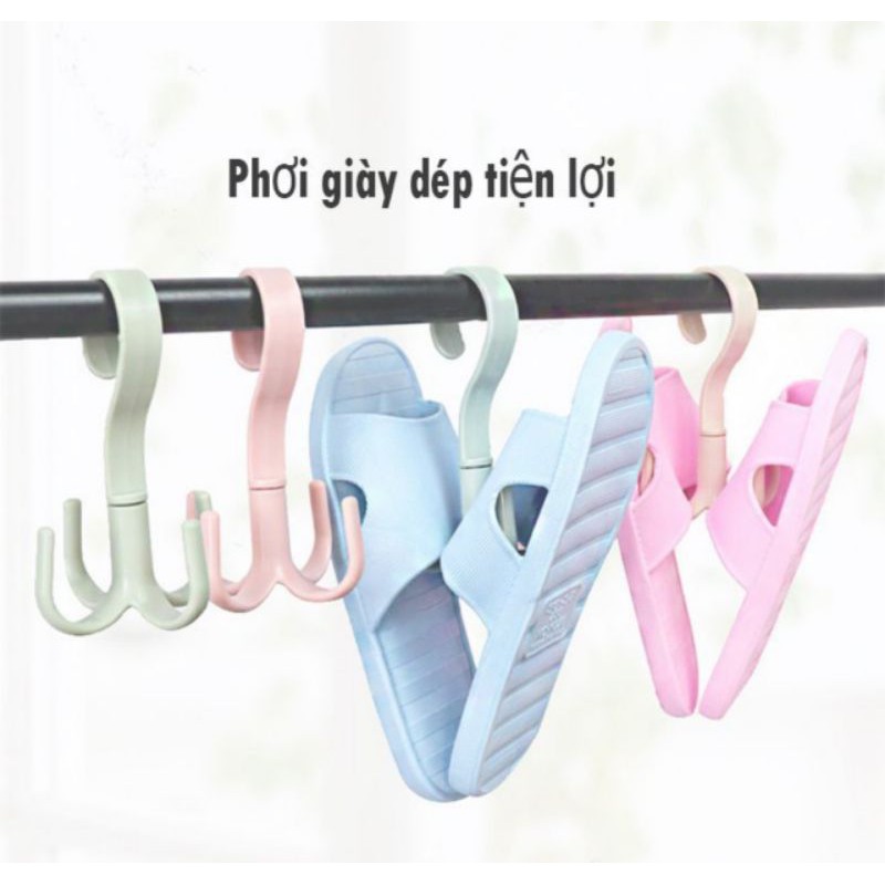 Móc treo đa năng 4 chân xoay