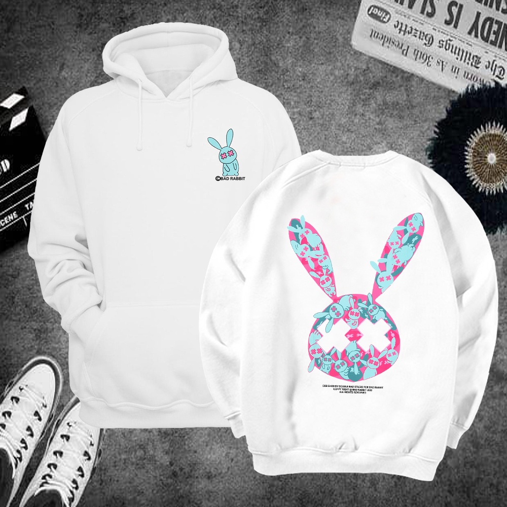 Áo hoodie sweater nỉ bad rabiits unisex form rộng freeship toàn quốc M129