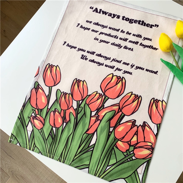Tranh Vẽ Hình Hoa Tulip Phong Cách Retro Trang Trí Nhà Cửa