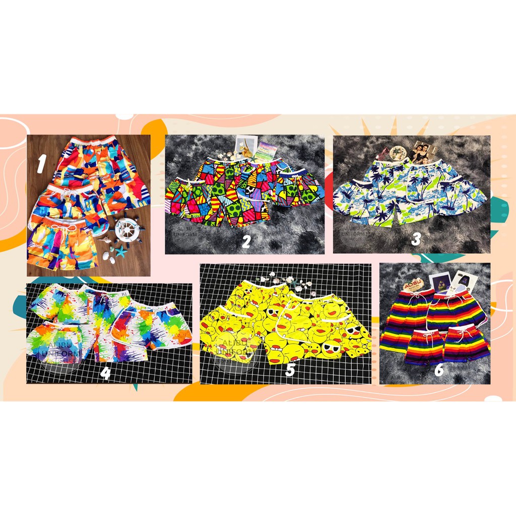 Sỉ Lẻ Quần Đi Biển Mẫu gia đình, nhóm, công ty Hót( size 10-120kg) - Giá Rẻ Hôm Nay