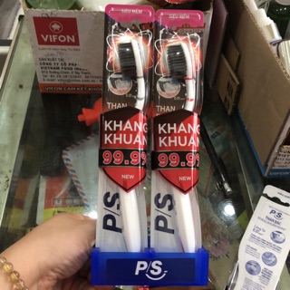 Bàn chải p/s than bạc kháng khuẩn 99,9%