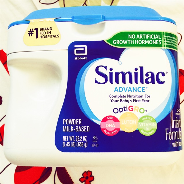 Sữa Similac Advance 658g - Không hóc môn phát triển nhân tạo (Hàng xách tay Mỹ)