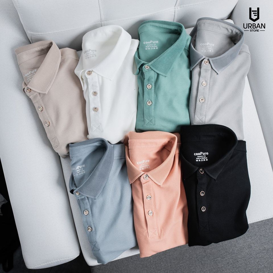 Áo Polo Cổ Dệt CooPure 💖 Urban store