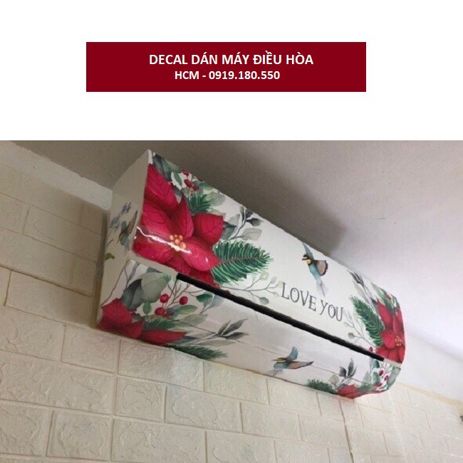 Miếng dán MÁY LẠNH, MÁY ĐIỀU HÒA (Chất liệu decal cao cấp siêu bền) - Decor nhà - Trang trí nhà cửa - HÀNG BÁN CHẠY