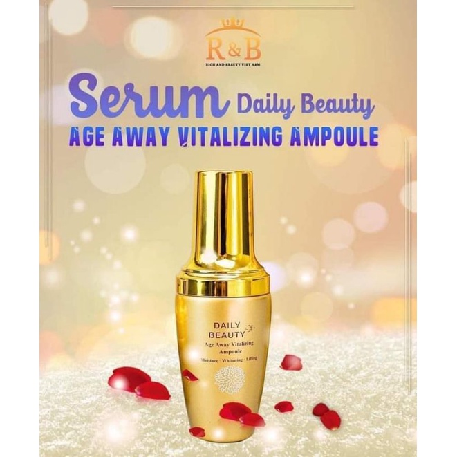 Serum dưỡng da chống lão hoá Daily Beauty Age Away Vitalizing Ampoule