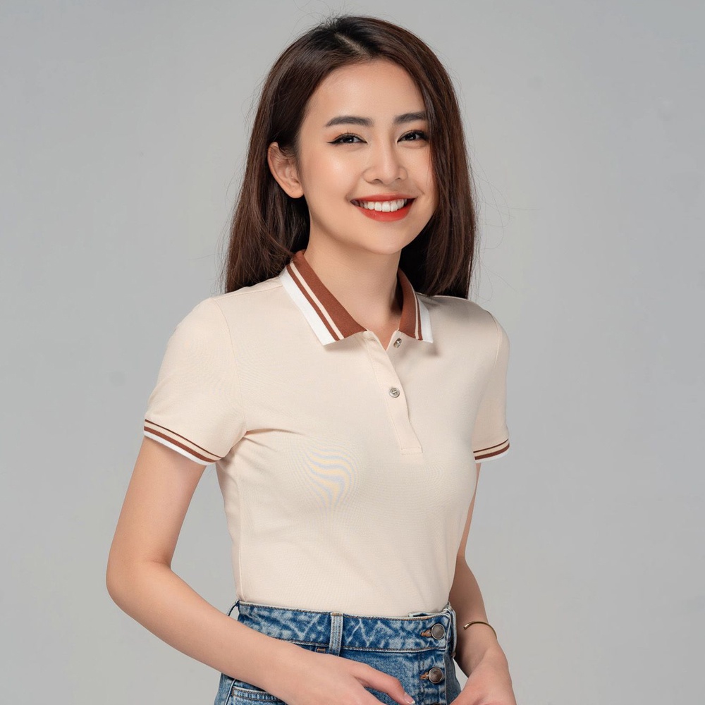 Áo polo nữ mắt chim YODY áo phông cao cấp , vải thoáng mát, thun hút ẩm tốt yody fashion APN3706 | BigBuy360 - bigbuy360.vn