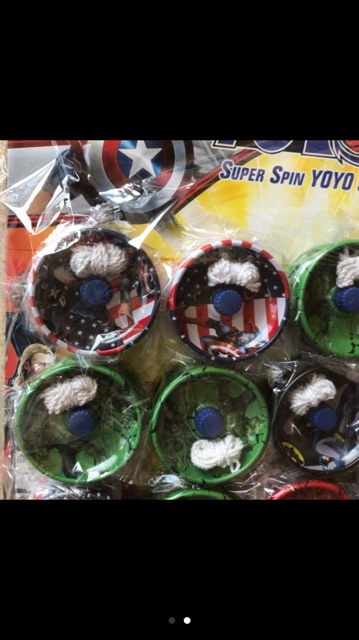 Yoyo sắt avengers (12 cái 1 vỉ )