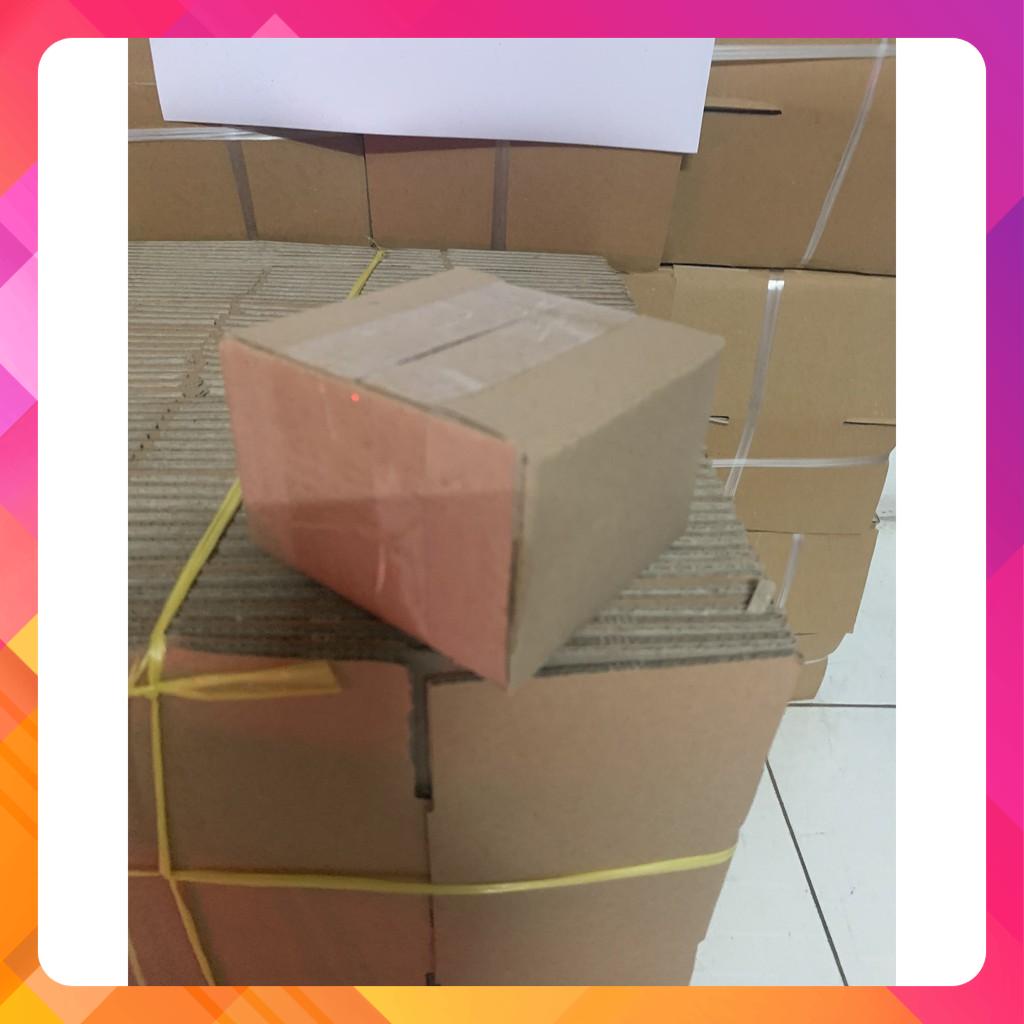 100 Hộp Carton Kích Thước 9Cmx9Cmx6Cm Hộp 3 Lớp Đóng Hàng Shipcod [Siêu Sale] [Giá hủy diệt] [Có sẵn] [Rẻ vô địch]