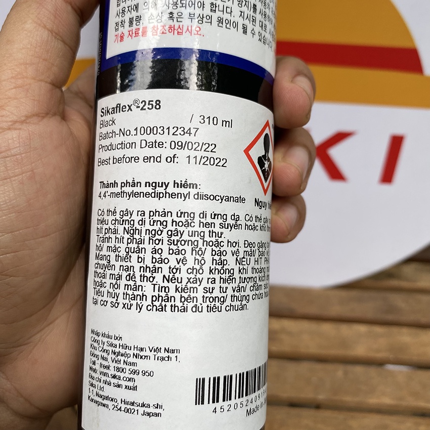 Keo dán kính sika flex 258 made in Japan