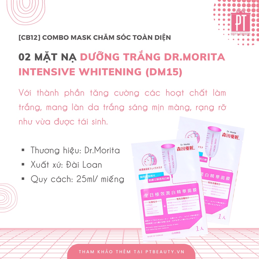 [CB12] Combo 10 Miếng Mask chăm sóc toàn diện.