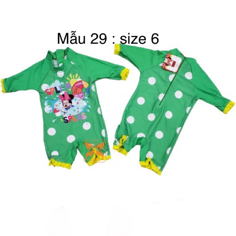 Bộ Bơi Bé Gái Size 6-110 13-15kg 2-3 tuổi