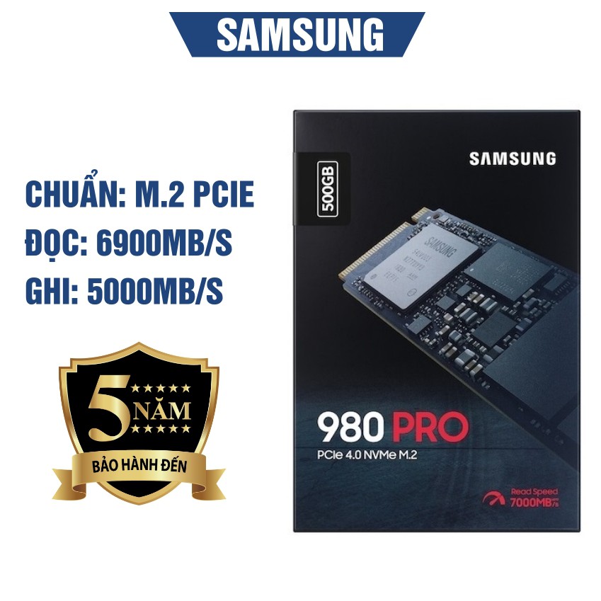 Ổ cứng SSD Samsung 980 PRO 500GB NVMe | WebRaoVat - webraovat.net.vn