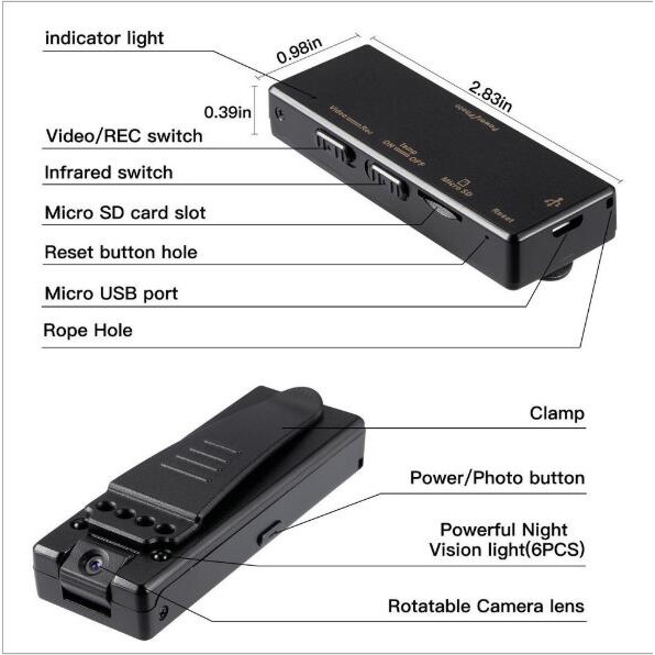 Camera Ghi Hình Tầm Nhìn Ban Đêm Cho Xe Hơi