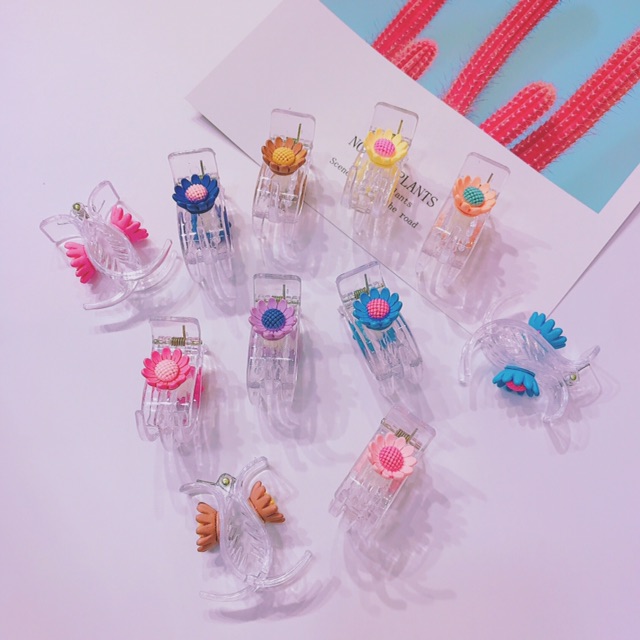 Combo 2 Kẹp càng cua 3 răng sắc màu xinh xắn