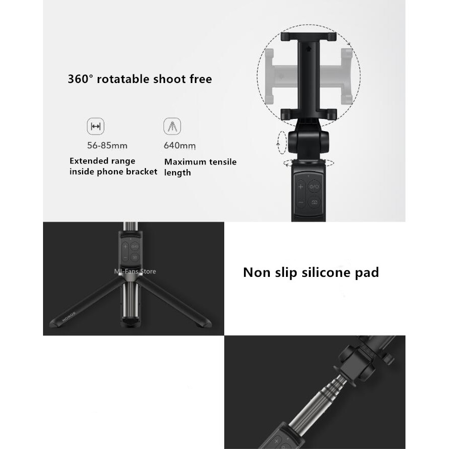 XIAOMI Gậy Chụp Ảnh Tự Sướng Không Dây Huawei Honor Af15 Pro | BigBuy360 - bigbuy360.vn