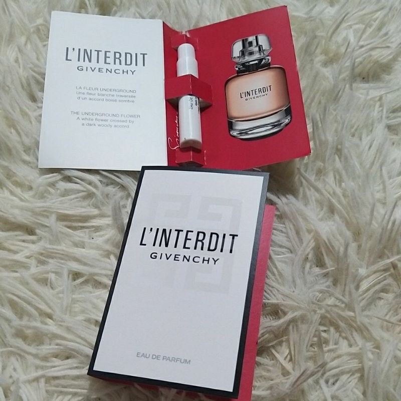 [Anh thật ]vial nước hoa givenchy linterdit edp