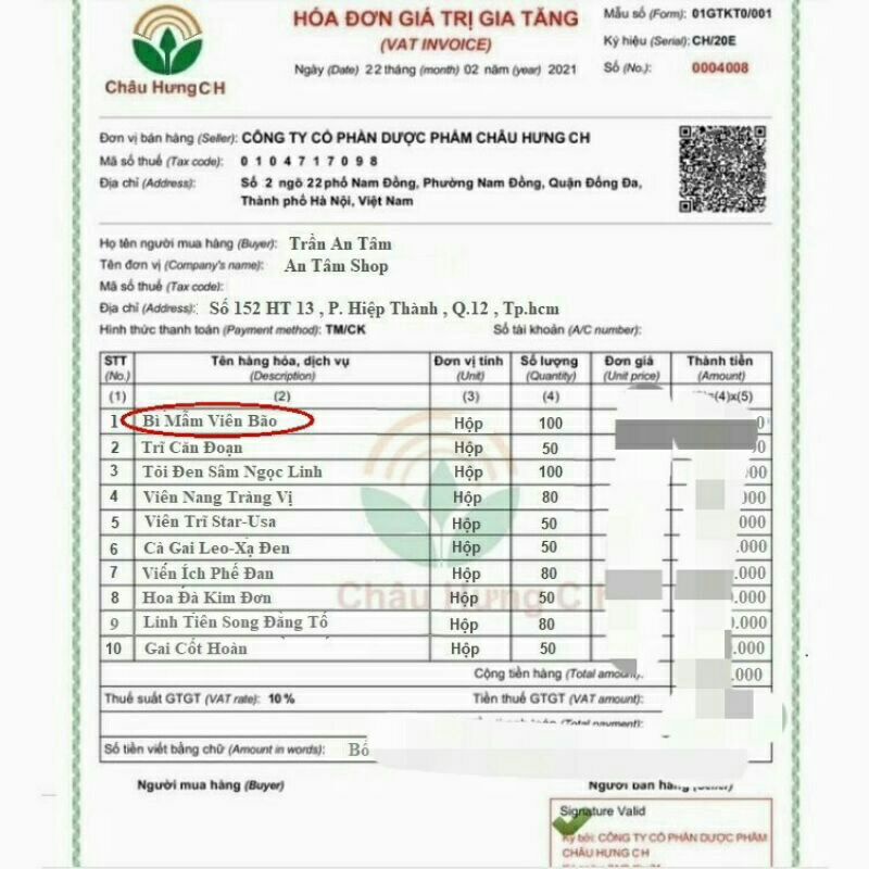 Bì mẫm viên bảo viêm xoang