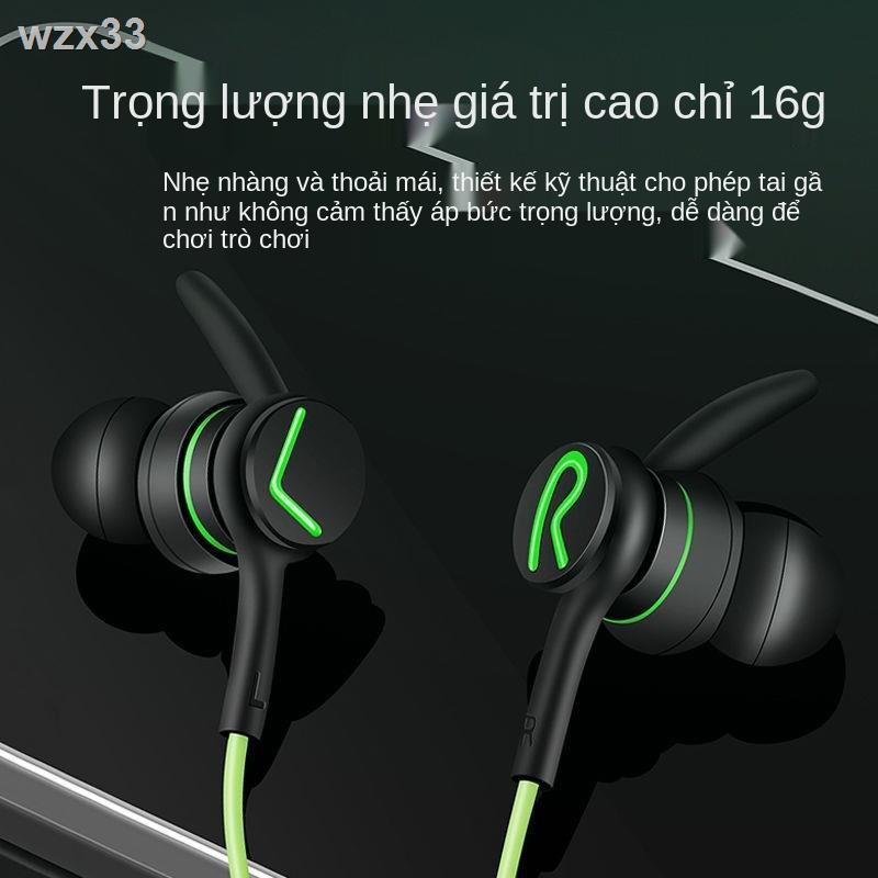 Lan Yue A6 Black Shark Gaming Tai nghe In-Ear E-sports Ăn Thịt Gà Máy Tính Di Động Có Dây Đa Năng Microphone để Địn