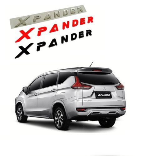 TEM LOGO CHỮ NỖI XPANDER DÁN XE Ô TÔ - tem kim loại trang trí xe hơi