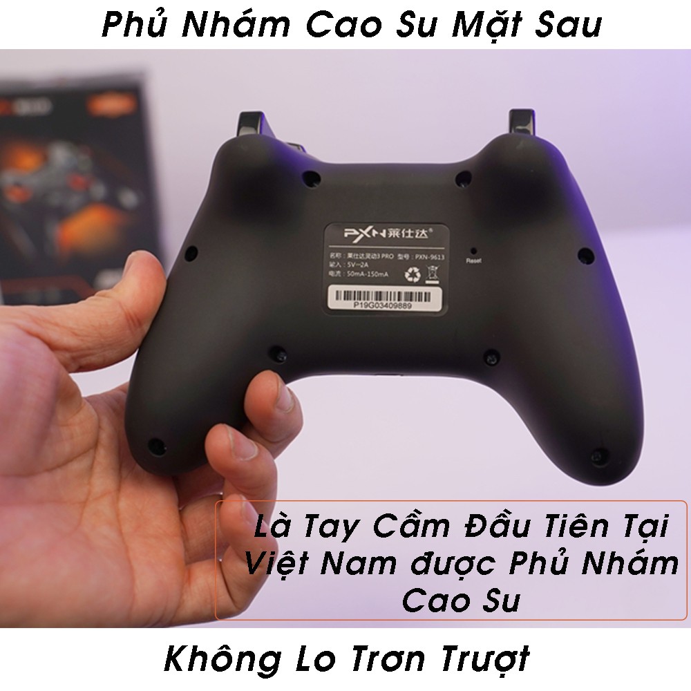  Tay Cầm Chơi Game Không Dây PXN 9613 Có Rung, Hỗ Trợ PC Và Điện Thoại Android (Có Usb | WebRaoVat - webraovat.net.vn