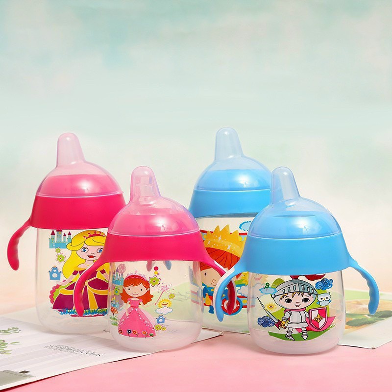 Bình sữa cho bé đầu mỏ vịt dung tích 330ml tặng kèm 1 núm ti dự phòng