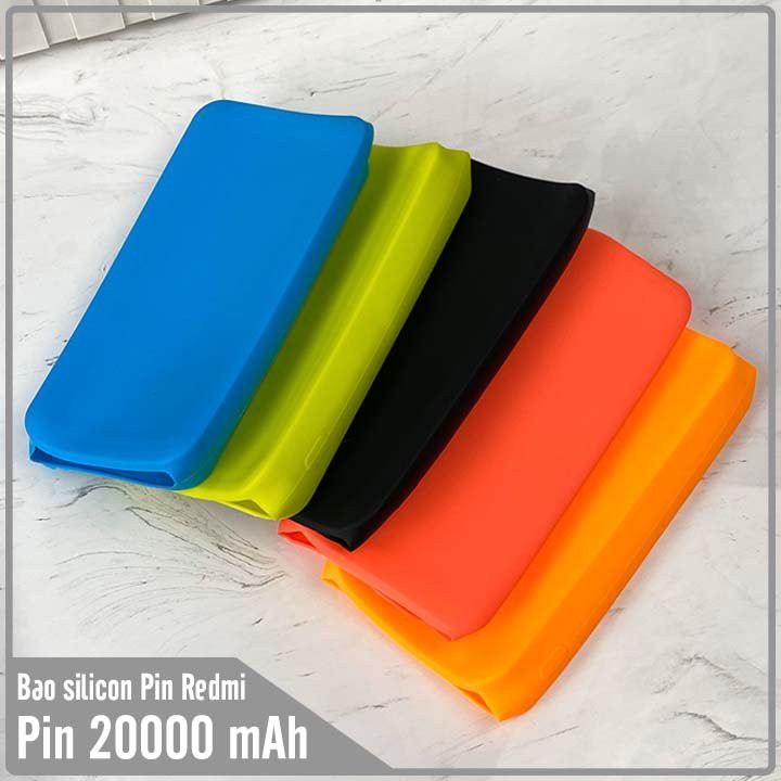 Bao ốp silicon trơn dành cho Pin sạc dự phòng Redmi 20000mAh