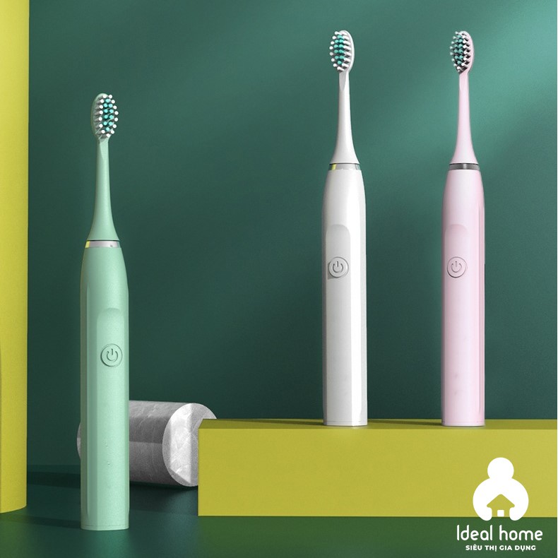 BÀN CHẢI ĐÁNH RĂNG ĐIỆN - Bàn Chải Điện TOOTHBRUSH 6 Đầu Thay Thế Cao Cấp