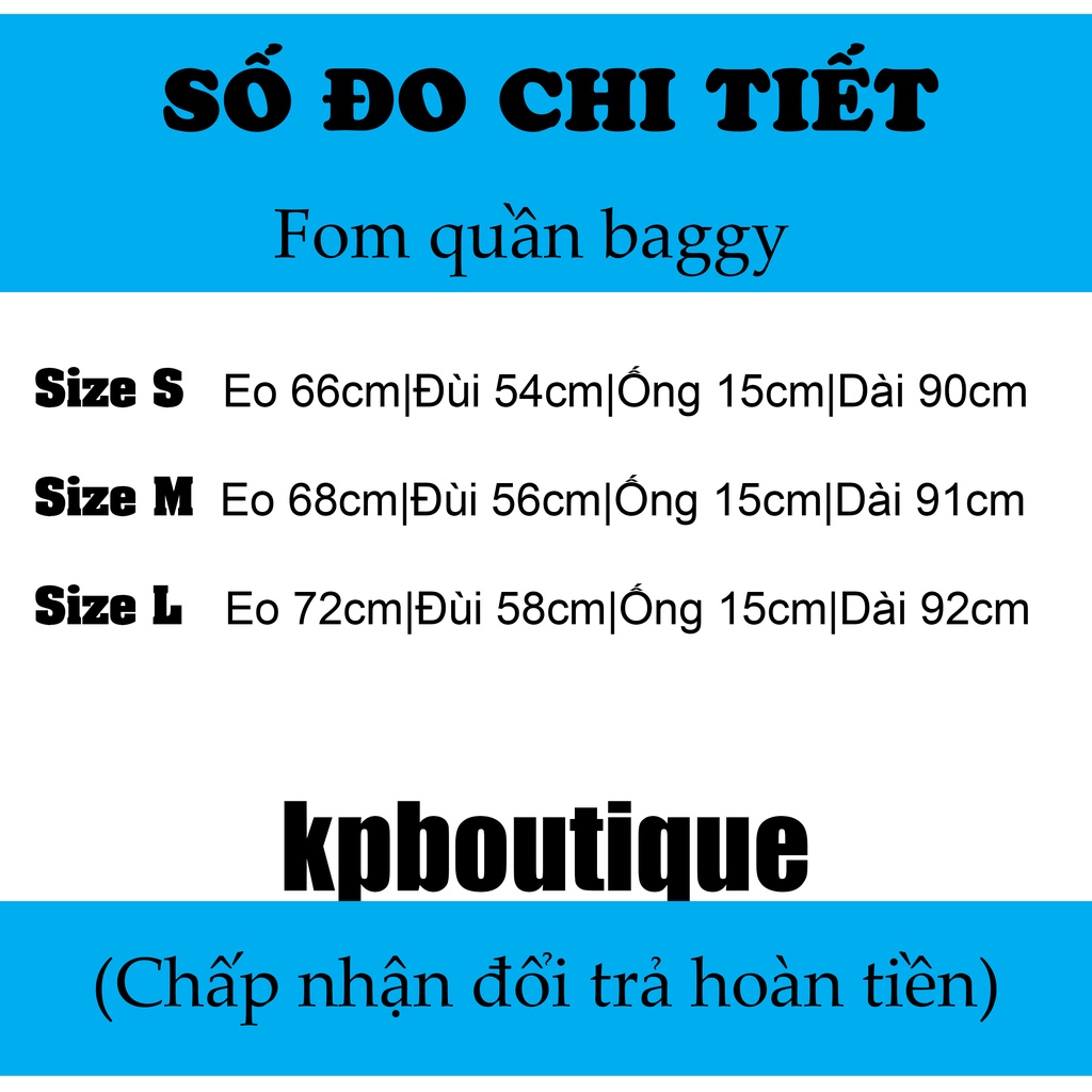 Quần baggy bò nữ Kpboutique✔️ Màu xanh đậm Fom quần tôn dáng dễ mặc phù hợp với nhiều dáng người✔️ Cam kết đổi trả hàng