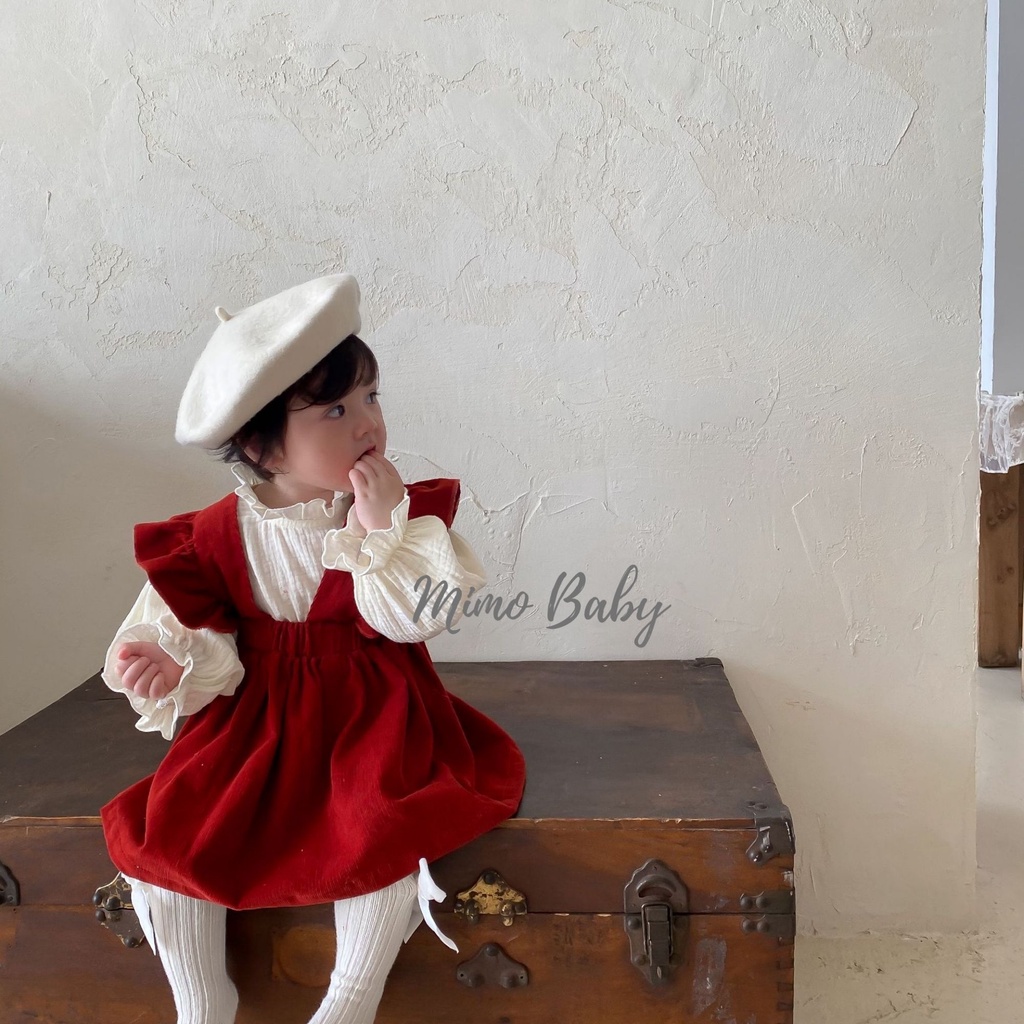 Mũ nồi dạ màu trơn cho bé 4-12y Mimo baby MN62