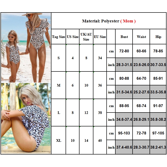 Đồ bơi một mảnh hoạ tiết da báo cho mẹ và bé | BigBuy360 - bigbuy360.vn