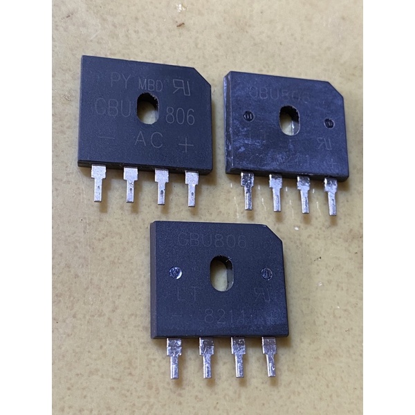 Diot cầu 4A 1000V 8A 600V GBU410 GBU806 chính hãng